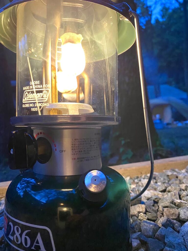 コールマンガソリンランタン286Aの点火部分