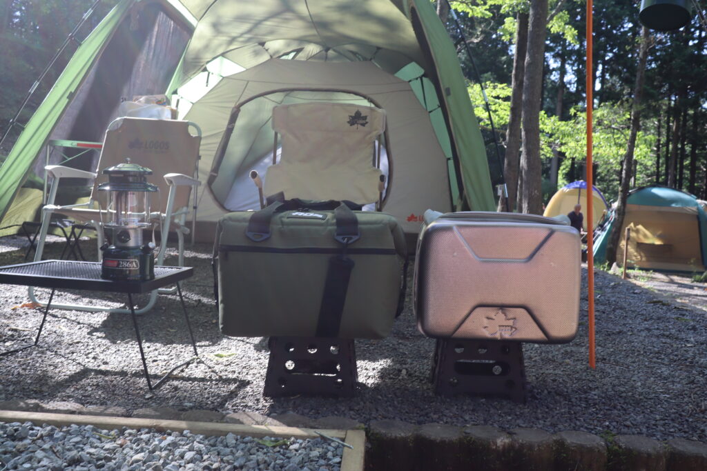 コールマンガソリンランタン286Aのサイズ比較画像