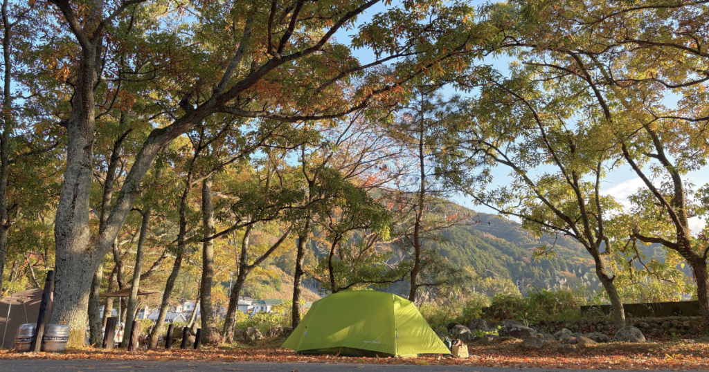 ムーンライトテントの使用風景